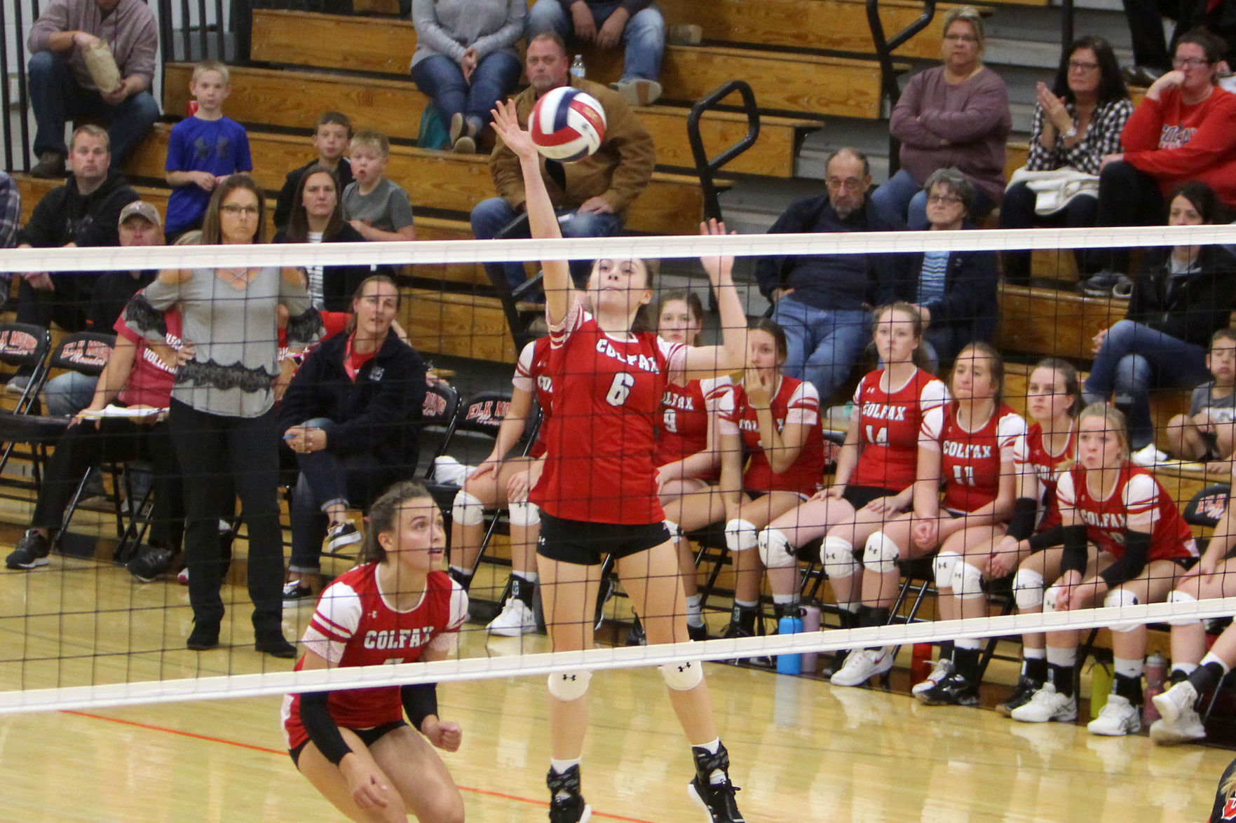 Colfax at Elk Mound volleyball 10-17-19